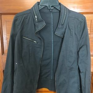 Dark gray fashion jacket from Express